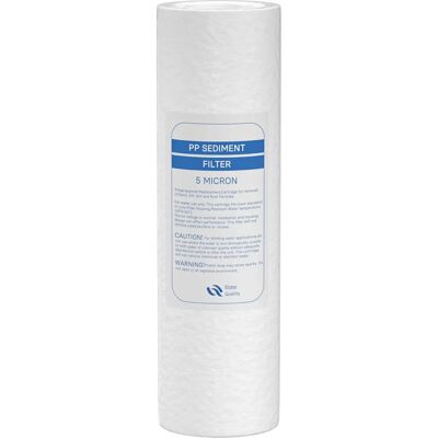 WILTEC - Filtro de sedimentos 254 mm 5μ PP - Purificación de agua WILTEC - Filtro de sedimentos 254 mm 5μ PP - Purificación de agua
