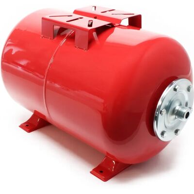 Wiltec - Vaso de expansión horizontal de 100L - Depósito de presión para agua Wiltec - Vaso de expansión horizontal de 100L - Depósito de presión para agua