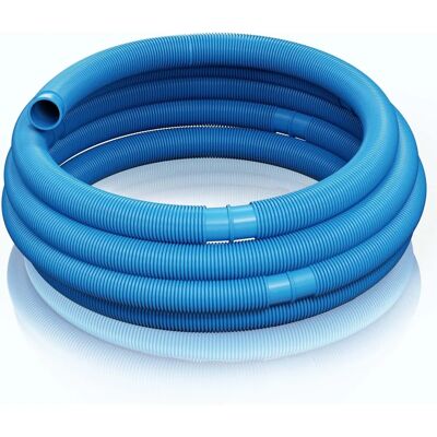 MÈRLETT Tuyau de piscine 12m Divisible Bleu UV Résistant - Publicité MÈRLETT Tuyau de piscine 12m Divisible Bleu UV Résistant - Publicité