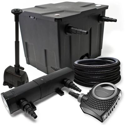 Kit Filtre Étang SunSun - 12000L, Clarificateur UVC 36W, Pompe Eco - Publicité Kit Filtre Étang SunSun - 12000L, Clarificateur UVC 36W, Pompe Eco - Publicité