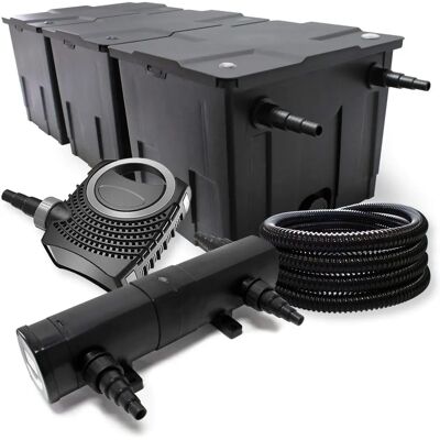 Sistema filtro biologico SunSun - 90kL - Clarificatore UV - Pompa Sistema filtro biologico SunSun - 90kL - Clarificatore UV - Pompa