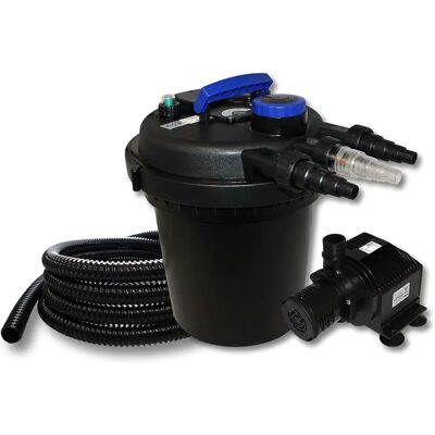 SunSun Teichfilter-Set für 6000L - Druck UVC Clarifier, 25m Schlauch SunSun Teichfilter-Set für 6000L - Druck UVC Clarifier, 25m Schlauch