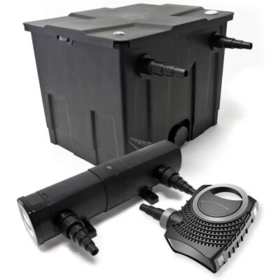 SunSun Teichfilter Set - 12.000L - Klare Wasser, UV, Eco Pumpe SunSun Teichfilter Set - 12.000L - Klare Wasser, UV, Eco Pumpe