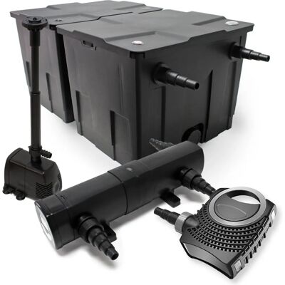 Wiltec & Sunsun Teichfilter-Set - 60000L klares Wasser UV 36W 80W Pumpe Wiltec & Sunsun Teichfilter-Set - 60000L klares Wasser UV 36W 80W Pumpe