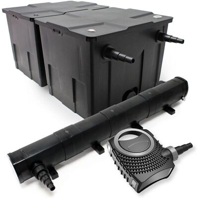 Kit de filtro para estanques SunSun - 60,000L, UV 72W, Bajo consumo Kit de filtro para estanques SunSun - 60,000L, UV 72W, Bajo consumo