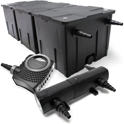 Kit di filtrazione stagni SunSun - Grande 90000L, Clarificatore UV, Pompa 36W Kit di filtrazione stagni SunSun - Grande 90000L, Clarificatore UV, Pompa 36W