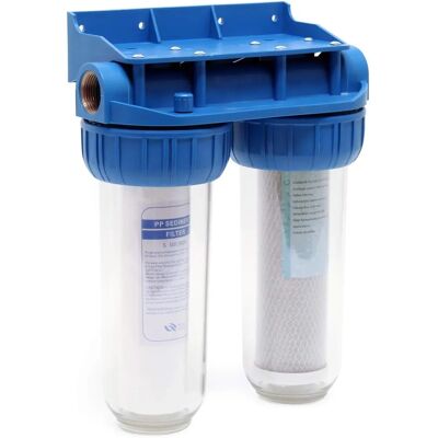 Wiltec Naturewater NW-BR10B3 Filtre double - Sediments & Charbon actif - Publicité Wiltec Naturewater NW-BR10B3 Filtre double - Sediments & Charbon actif - Publicité
