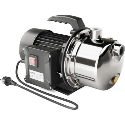 Wiltec Bomba de jardín portátil JET110S - Acero inoxidable, 1100W Wiltec Bomba de jardín portátil JET110S - Acero inoxidable, 1100W
