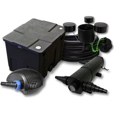 SunSun Teichfilter-Set - 12000L, UV-Filter, Pumpe, 25m Schlauch - Teichfiltersystem SunSun Teichfilter-Set - 12000L, UV-Filter, Pumpe, 25m Schlauch - Teichfiltersystem