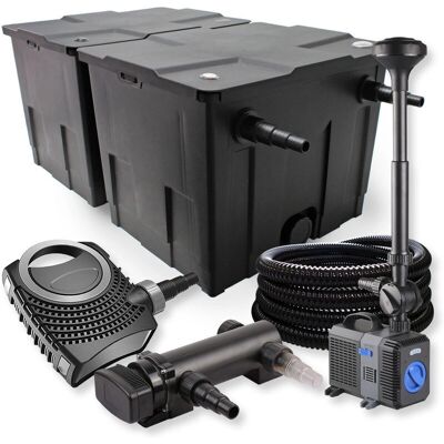 SunSun Teichfilter-Set 60000L - UV-klärer 18W - Energisnål Pumpe SunSun Teichfilter-Set 60000L - UV-klärer 18W - Energisnål Pumpe