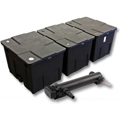 SunSun Teichfilter Set 3 Kammern 90000L 36W UVC Klärer SunSun Teichfilter Set 3 Kammern 90000L 36W UVC Klärer