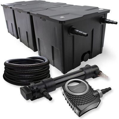 SunSun Teichfilter-Set - 90.000 l, 36W UV, 80W Pumpe, 25m Schlauch SunSun Teichfilter-Set - 90.000 l, 36W UV, 80W Pumpe, 25m Schlauch
