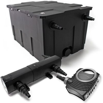 Set de filtro para estanque SunSun - 60,000L con UV y bomba de 80W Set de filtro para estanque SunSun - 60,000L con UV y bomba de 80W