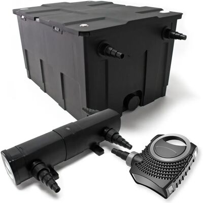 Wiltec & SunSun Teichfilter-Set - 60.000L, UV-Klärer, 80W Pumpe Wiltec & SunSun Teichfilter-Set - 60.000L, UV-Klärer, 80W Pumpe