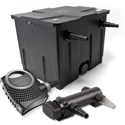 Sistema de filtro de estanque SunSun - 12000L, Clarificador UV 18W, Bomba 50W Sistema de filtro de estanque SunSun - 12000L, Clarificador UV 18W, Bomba 50W