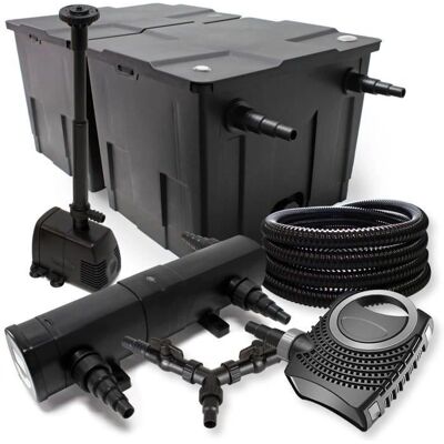 SunSun Teichfilter-Set - 60000L, UV-Clarifier, 24W, Pumpe, 25m Schlauch SunSun Teichfilter-Set - 60000L, UV-Clarifier, 24W, Pumpe, 25m Schlauch