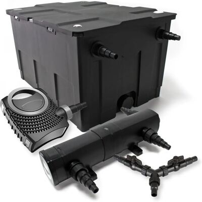 Sistema de Filtros para Estanque SunSun - 60000L, Clarificador 18W, Bomba NEO10000 Sistema de Filtros para Estanque SunSun - 60000L, Clarificador 18W, Bomba NEO10000