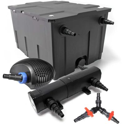 SunSun - Set Filtro Laghetto 60000L - Clarificatore UV 24W - Pompa 70W SunSun - Set Filtro Laghetto 60000L - Clarificatore UV 24W - Pompa 70W