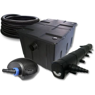 Set de filtros para estanque SunSun - 60,000L, Clarificador 72W, Bomba 40W Set de filtros para estanque SunSun - 60,000L, Clarificador 72W, Bomba 40W