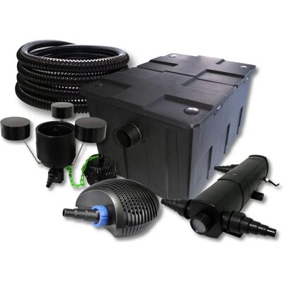 SunSun Teichfilter-Set - 60.000l, 24W Klärer, 40W Pumpe, 25m Schlauch SunSun Teichfilter-Set - 60.000l, 24W Klärer, 40W Pumpe, 25m Schlauch