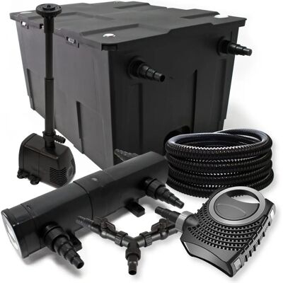 Wiltec - set filtro estanque SunSun 60000l clarificador UV 36W bomba manguera 25m Wiltec - set filtro estanque SunSun 60000l clarificador UV 36W bomba manguera 25m