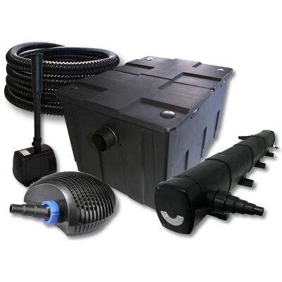 Set filtro stagno SunSun - 60000L, Clarificatore UV, 72W, Pompa 40W, Tubo 25m Set filtro stagno SunSun - 60000L, Clarificatore UV, 72W, Pompa 40W, Tubo 25m