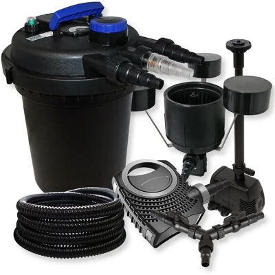 SunSun NEO-8000 Teichfilter-Set - 10.000L, 70W, UVC, Skimmer SunSun NEO-8000 Teichfilter-Set - 10.000L, 70W, UVC, Skimmer
