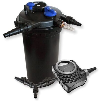 Set de filtro para estanque SunSun - 30000L, 18W UVC, Bomba neo8000 - Jardín Set de filtro para estanque SunSun - 30000L, 18W UVC, Bomba neo8000 - Jardín