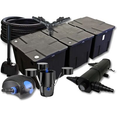 Set de filtros SunSun para estanques - 90,000L, UV 24W, bomba 12kL/h Set de filtros SunSun para estanques - 90,000L, UV 24W, bomba 12kL/h