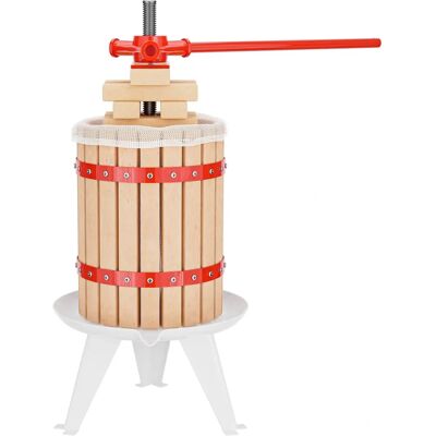 Pressa di frutta Wiltec 18L - Legno, Vite ad alta pressione, Mele, Vino Pressa di frutta Wiltec 18L - Legno, Vite ad alta pressione, Mele, Vino
