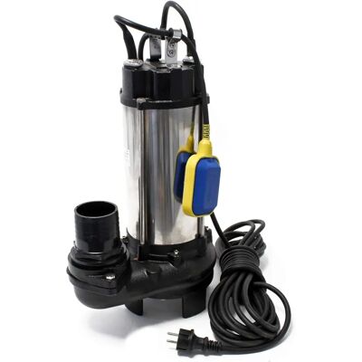 Wiltec - 31,200 l/h, 2200 W, 10 m - Bomba de aguas sucias Wiltec - 31,200 l/h, 2200 W, 10 m - Bomba de aguas sucias