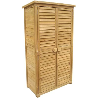 Wiltec Casetta da Giardino - Legno di abete, Tetto in bitume, 870x465x1600mm Wiltec Casetta da Giardino - Legno di abete, Tetto in bitume, 870x465x1600mm