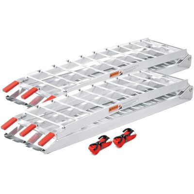 XPOTOOL 226cm Aluminium Klappbare Lade Rampe - Motorrad ATV XPOTOOL 226cm Aluminium Klappbare Lade Rampe - Motorrad ATV