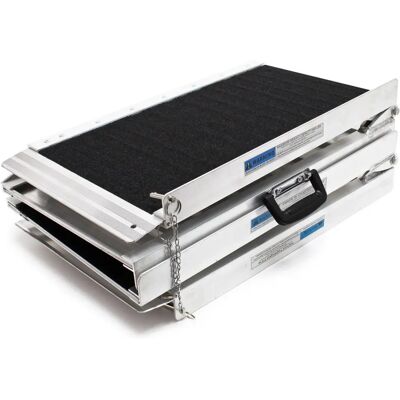 Wiltec Rampe Rollstuhl 183cm 270kg Klappbar Aluminium Tragbar Fahrzeugzugang Wiltec Rampe Rollstuhl 183cm 270kg Klappbar Aluminium Tragbar Fahrzeugzugang