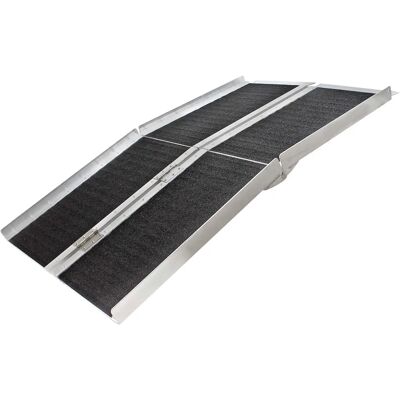 Wiltec Aluminium Klappbare Rampe 305cm 270kg Tragbar Rutschfestig Wiltec Aluminium Klappbare Rampe 305cm 270kg Tragbar Rutschfestig