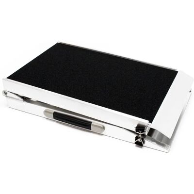 Fudajo Rampe in alluminio per cani - 183x48cm - 115kg - Pieghevole, Antiscivolo Fudajo Rampe in alluminio per cani - 183x48cm - 115kg - Pieghevole, Antiscivolo
