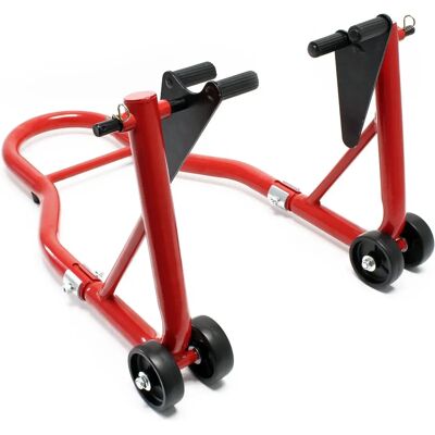 Wiltec Support pour roue avant - 450kg - Publicité Wiltec Support pour roue avant - 450kg - Publicité