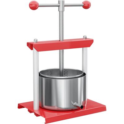 WILTEC 6L Pressa per Frutta - Arancione - Pressa per Frutta WILTEC 6L Pressa per Frutta - Arancione - Pressa per Frutta