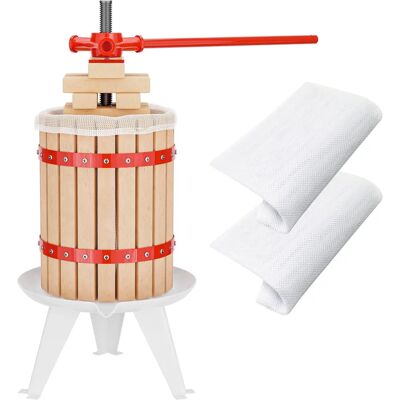 Prensa de fruta Wiltec 18L con 3 paños - Elaboración de vino y fruta Prensa de fruta Wiltec 18L con 3 paños - Elaboración de vino y fruta