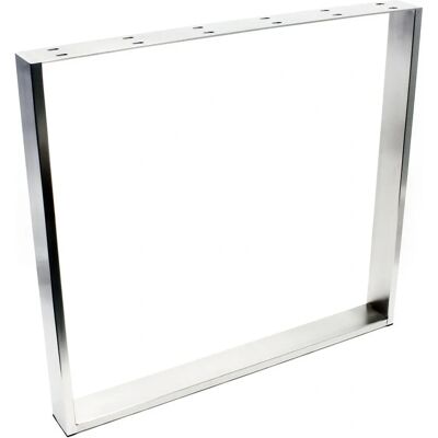 Wiltec Modelo 80x73cm Marco de Mesa de Acero Inoxidable - Personalizable Wiltec Modelo 80x73cm Marco de Mesa de Acero Inoxidable - Personalizable