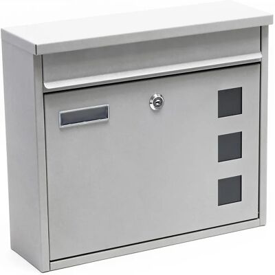 XPOTOOL Modell V 12 Stahlbriefkasten - Wandmontage, Große Öffnung XPOTOOL Modell V 12 Stahlbriefkasten - Wandmontage, Große Öffnung