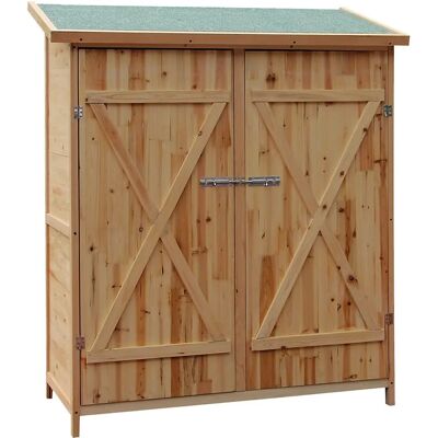 Wiltec Gartenschrank - Holz Gerätehaus XXL, Gartenschuppen, Gartenhaus Wiltec Gartenschrank - Holz Gerätehaus XXL, Gartenschuppen, Gartenhaus
