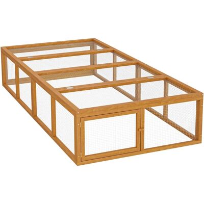 Grand enclos extérieur pour lapins avec cadre en bois - Enclos pour animaux - Publicité Grand enclos extérieur pour lapins avec cadre en bois - Enclos pour animaux - Publicité