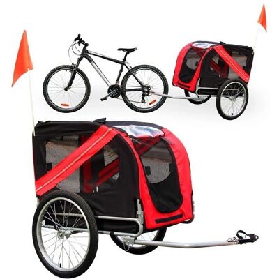 Fudajo Fahrradanhänger für Hunde - Outdoor Haustiertransport Fudajo Fahrradanhänger für Hunde - Outdoor Haustiertransport