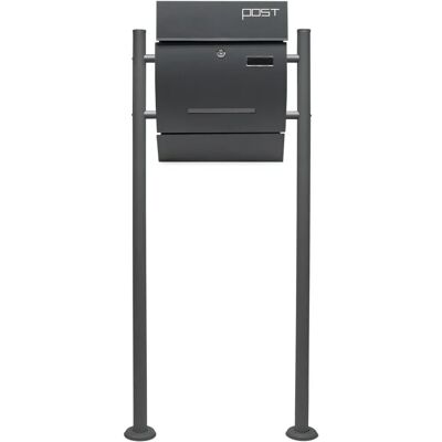 Conjunto de buzón Wiltec V4 con soporte - Diseño moderno Conjunto de buzón Wiltec V4 con soporte - Diseño moderno