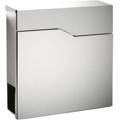 Cassetta postale in acciaio inox Wiltec V19 con serratura - Design moderno Cassetta postale in acciaio inox Wiltec V19 con serratura - Design moderno