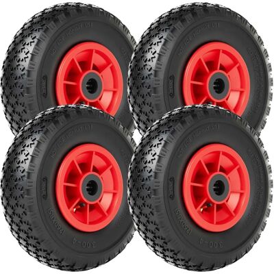 WILTEC Modello HT2046 Rosso Set di 4 Ruote - Set di ruote WILTEC Modello HT2046 Rosso Set di 4 Ruote - Set di ruote