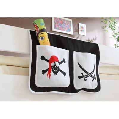 Ticaa Betttasche - 56x32cm - Schwarz-Weiß - Bettzubehör Ticaa Betttasche - 56x32cm - Schwarz-Weiß - Bettzubehör