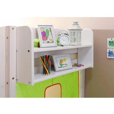 TiCAA Kinderregal - Weiß - Für Hoch- und Etagenbetten TiCAA Kinderregal - Weiß - Für Hoch- und Etagenbetten