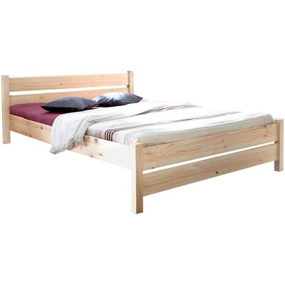 MID.YOU Bett 140x200cm - Massives Kiefernholz MID.YOU Bett 140x200cm - Massives Kiefernholz